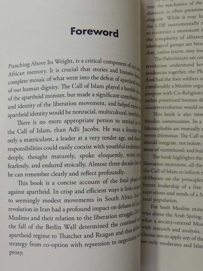 Punching Above Its Weight: The Story Of The Call Of Islam - Adli Jacobs