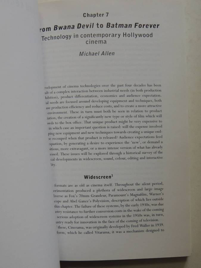 Contemporary Hollywood Cinema- ed Steve Neale & Murray Smith