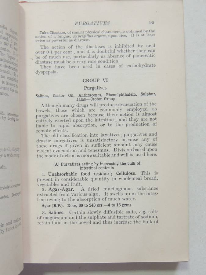 Materia Medica Pharmacy, Pharmacology and Therapeutics - William Hale-White 24th Edition 1939