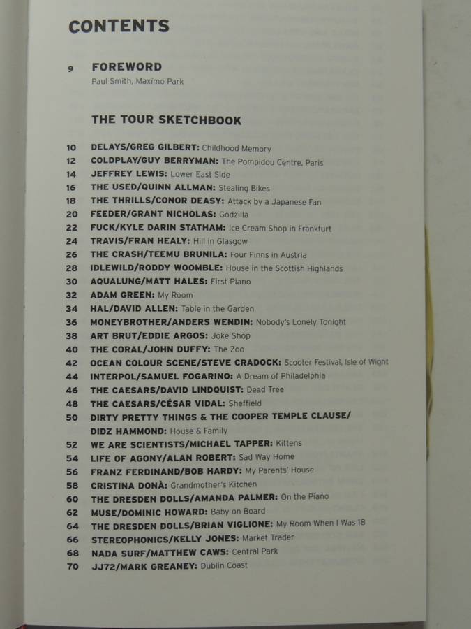 Bands on the Road, The Tour Sketchbook - Silke Leicher, Manual Schreiner