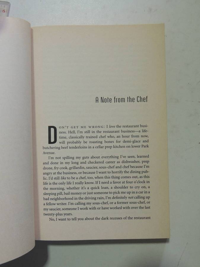 Kitchen Confidential: Adventures In The Culinary Underbelly - Anthony Bourdain