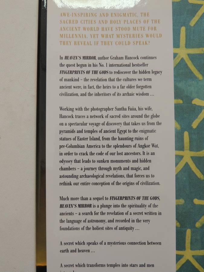 Heaven's Mirror, Quest for the Lost Civilization - Graham Hancock, Santa Faia