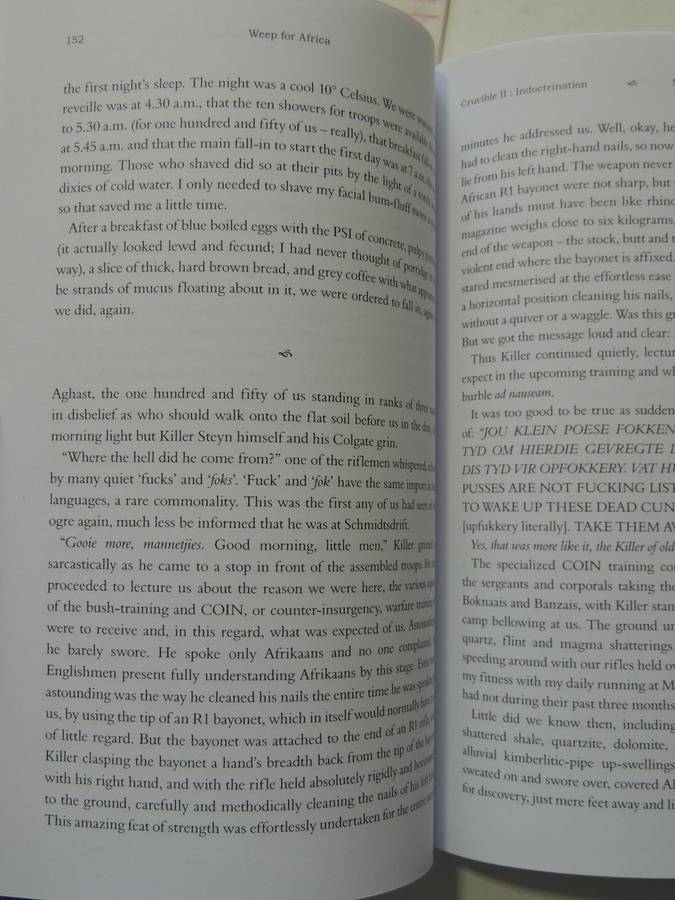 Weep For Africa - A Rhodesian Light Infantry Paratrooper's Farewell To Innocence Jeremy Hall