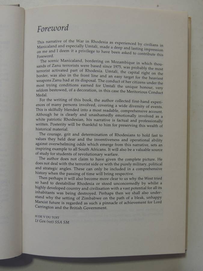When The Going Was Rough - A Rhodesian Story  James MacBruce