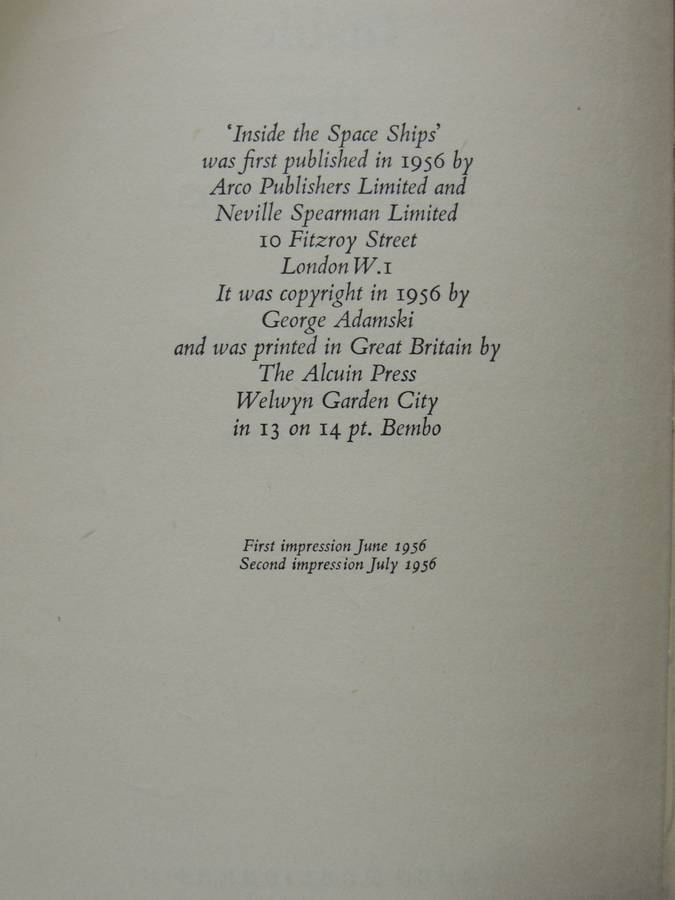 Inside The Spaceships - George Adamski