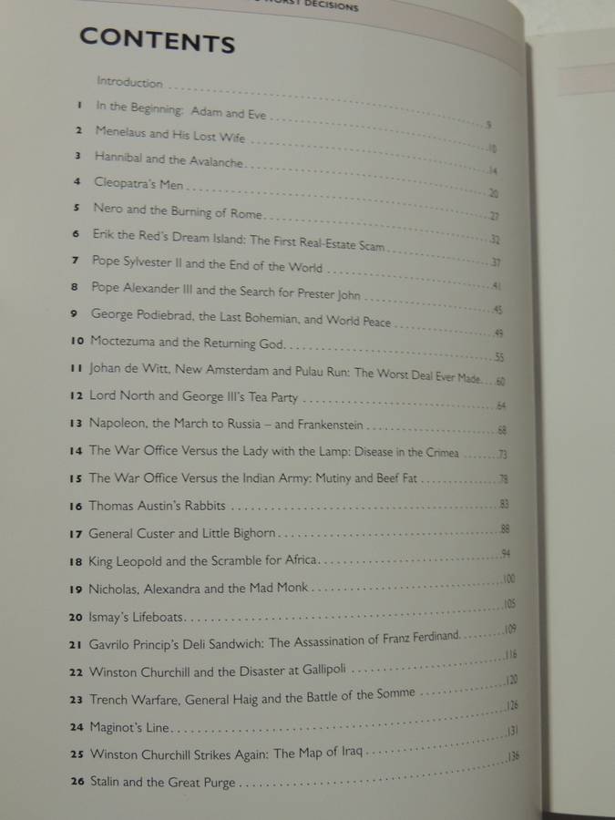 History's Worst Decisions And The People Who Made Them - Stephen Weir