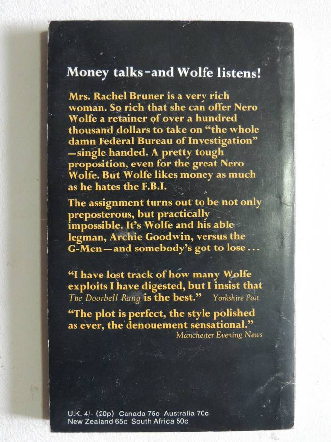 The Doorbell Rang- Rex Stout