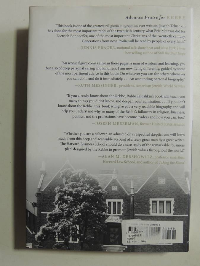 Rebbe - The Life & Times of Menachem M Schneerson - Joseph Telushkin
