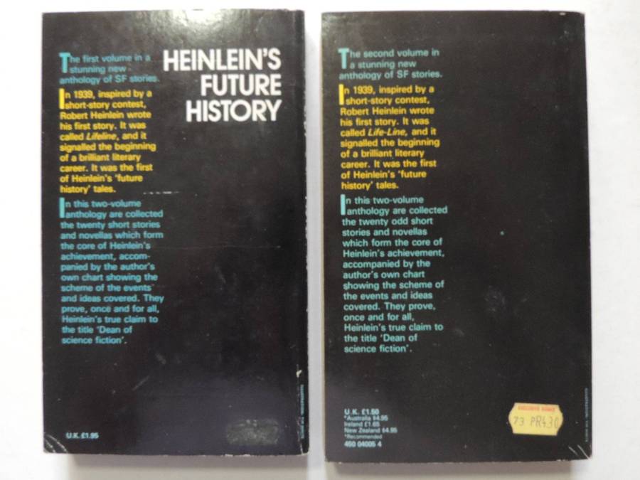 The Past Through Tomorrow Vols 1 & 2 -  Robert A. Heinlein