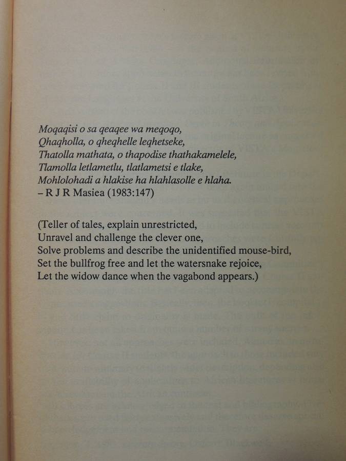 African Literature: Approaches And Applications - C.F. Swanepoel
