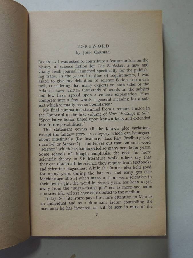 New Writings In SF- 2 (Re-issued 1970) - ed John Carnell