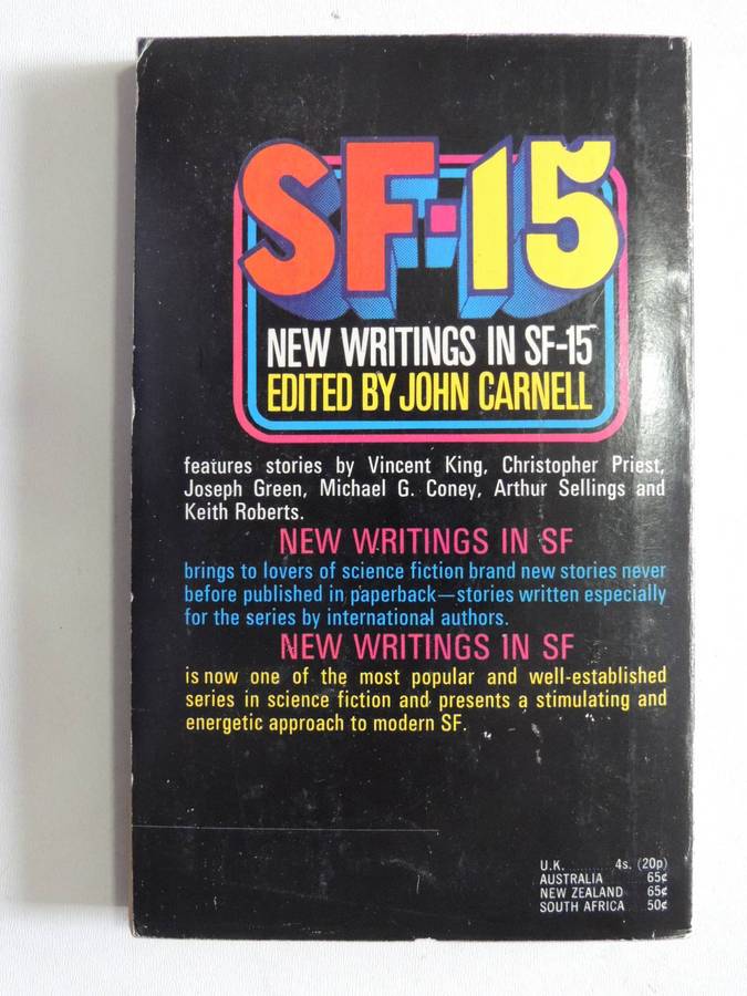 New Writings In SF - 15 (1969) - ed John Carnell