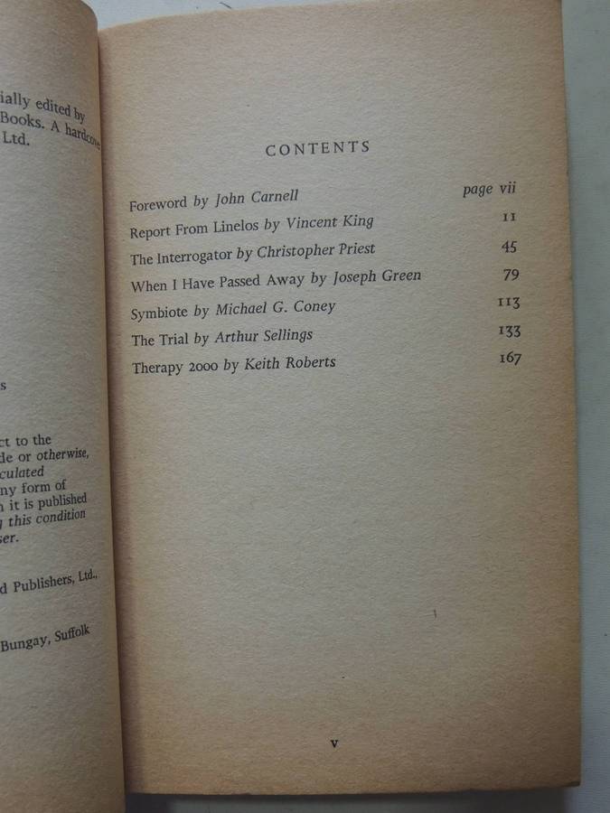 New Writings In SF - 15 (1969) - ed John Carnell