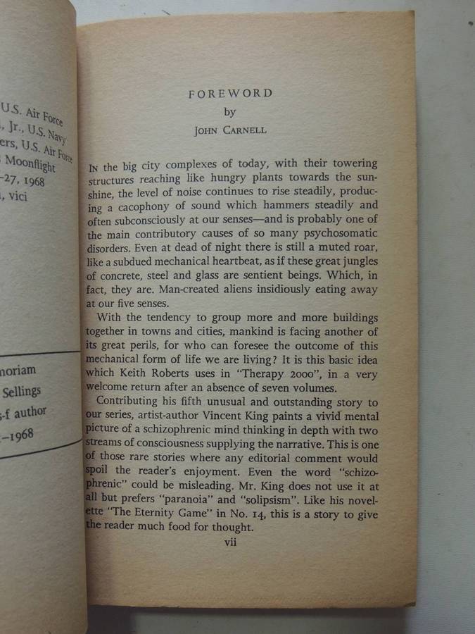 New Writings In SF - 15 (1969) - ed John Carnell