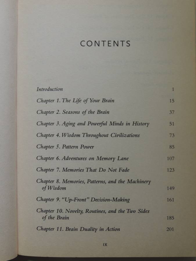 The Wisdom Paradox: How Your Mind Can Grow Stronger As Your Brain Grows Older - Elkhonon Goldberg