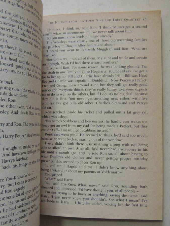 Harry Potter And The Philosopher's Stone - JK Rowling   FIRST EDITION 37th Printing