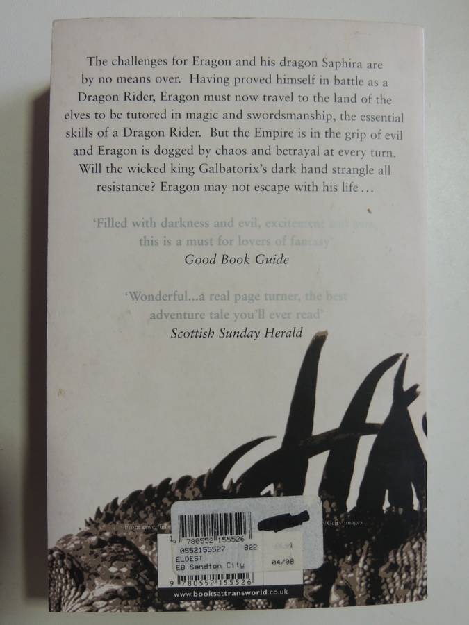 Eldest - Inheritance Series Cycle Book 2 - Christopher Paolini