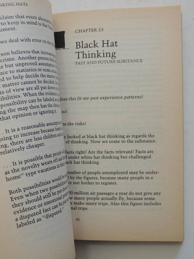 Six Thinking Hats - Edward De Bono