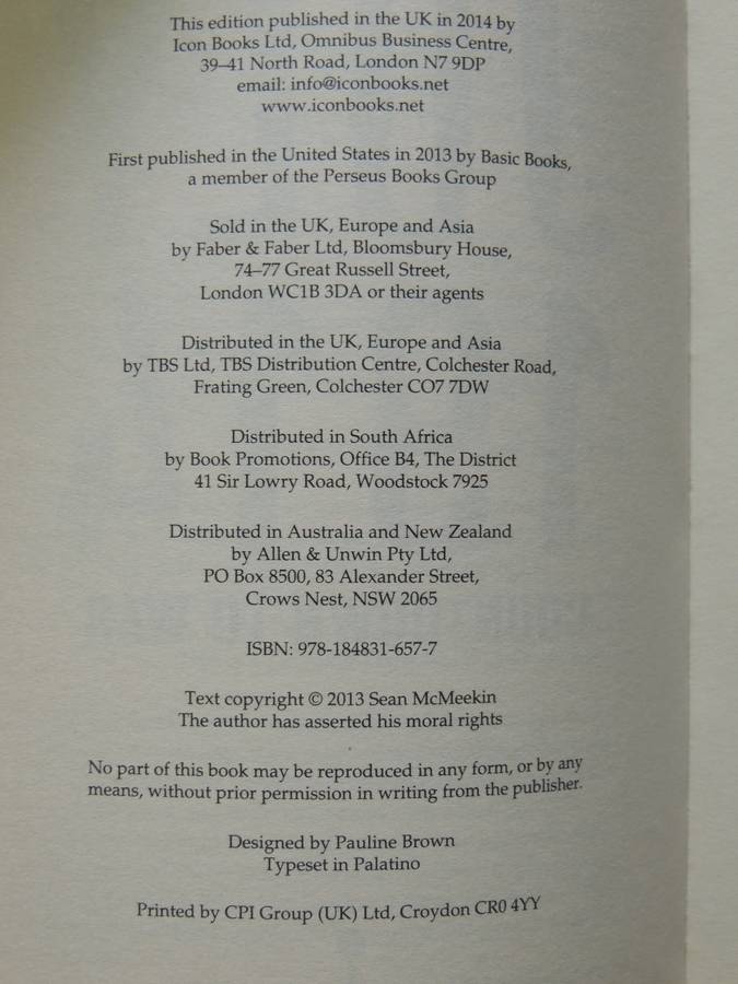 July 1914: Countdown To War - Sean McMeekin