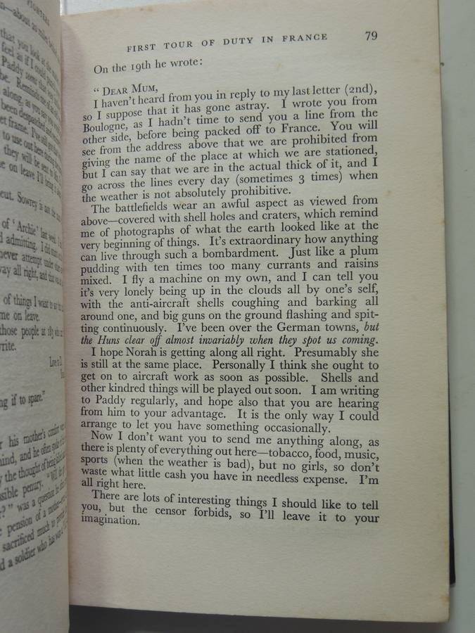 King Of Air Fighters: Biography Of Major "Mick" Mannock, V.C., D.S.O., M.C. Squadron-Leader Ira Jone