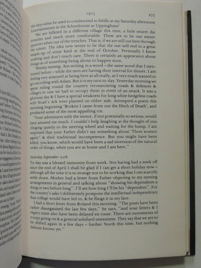 Chronicles Of Youth: Vera Brittain's War Diary 1913-1917 - ed Alan Bishop