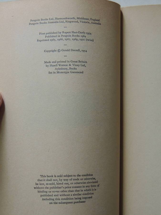 Three Singles To Adventure - Gerald Durrell