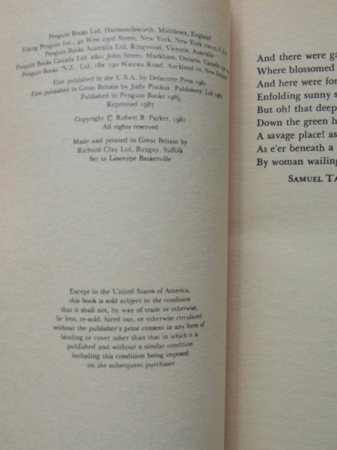 A Savage Place  - Robert B. Parker