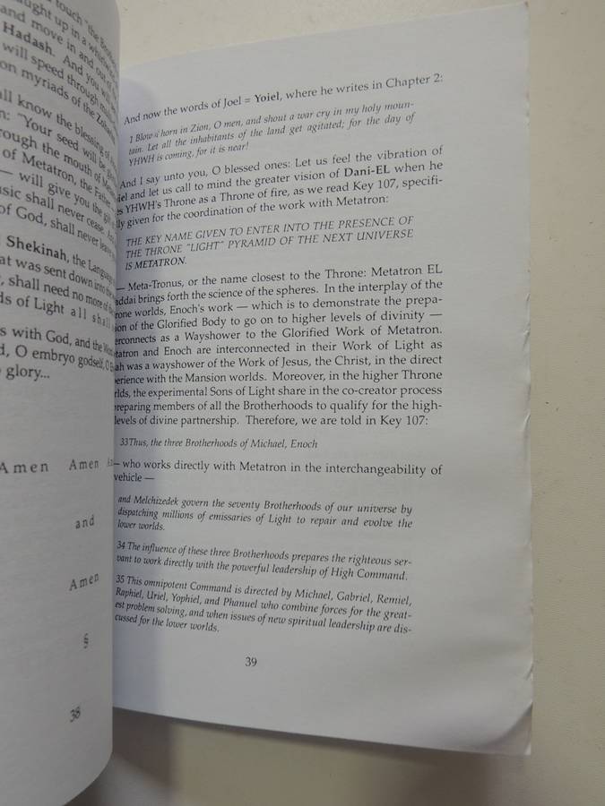 The Holy Sephiroth and the Keys of Enoch, Metatron - JJ Hurtak