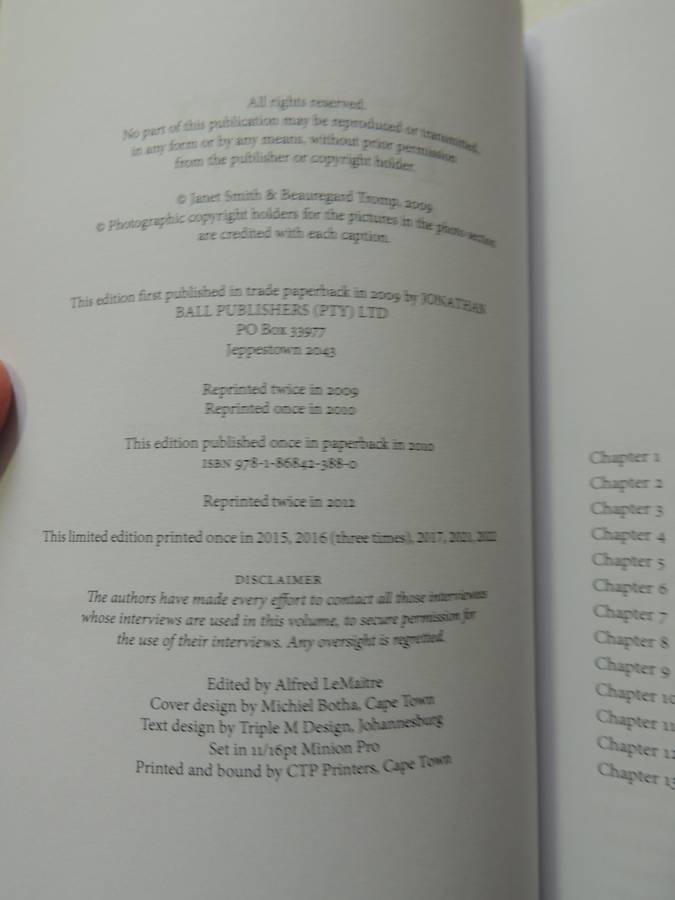 Hani - A Life Too Short - Janet Smith & Beauregard Tromp