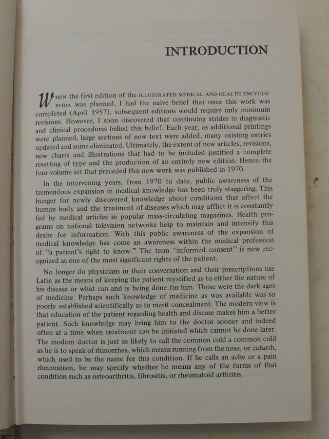 Fishbein's Medical and Health Encyclopedia  4 Volume Set, 1977