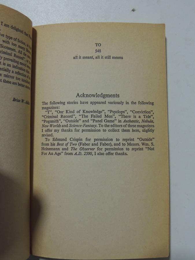 Space, Time and Nathaniel - Brian Aldiss