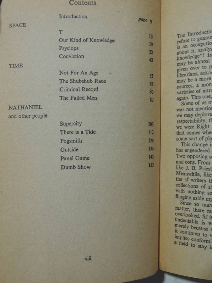 Space, Time and Nathaniel - Brian Aldiss