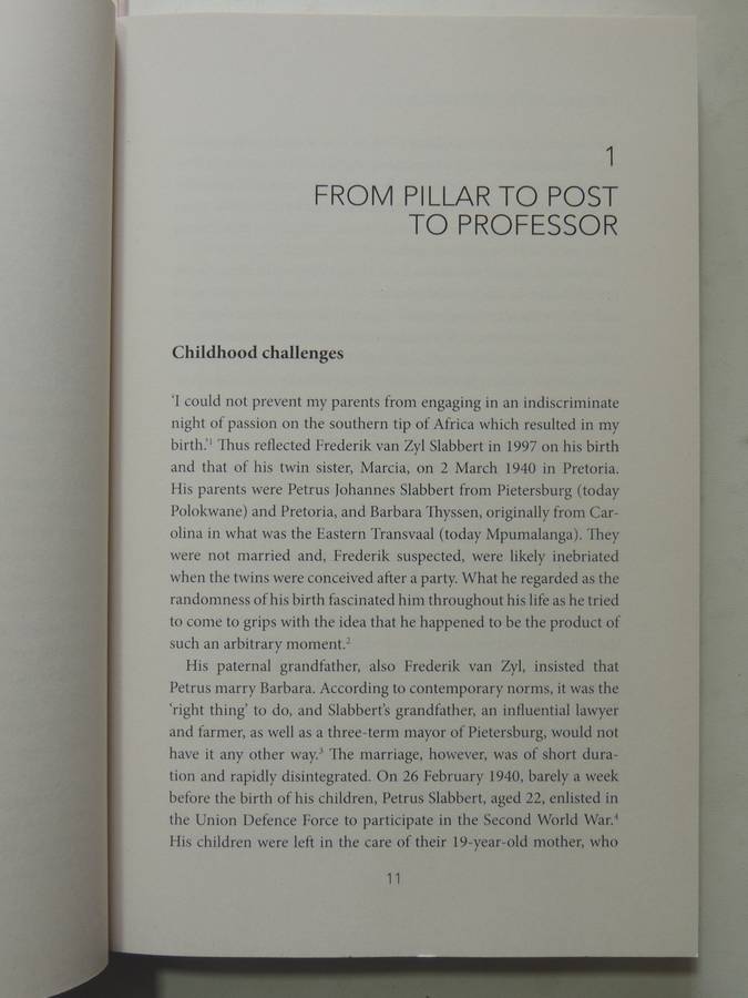 Slabbert: Man On A Mission - Albert Grundlingh