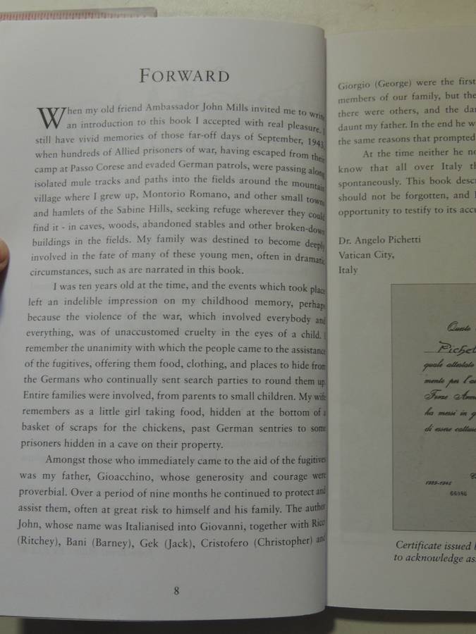 Gap In The Wire: Tales Of Escape And Survival In Italy During World War II - ed by John Brent Mills