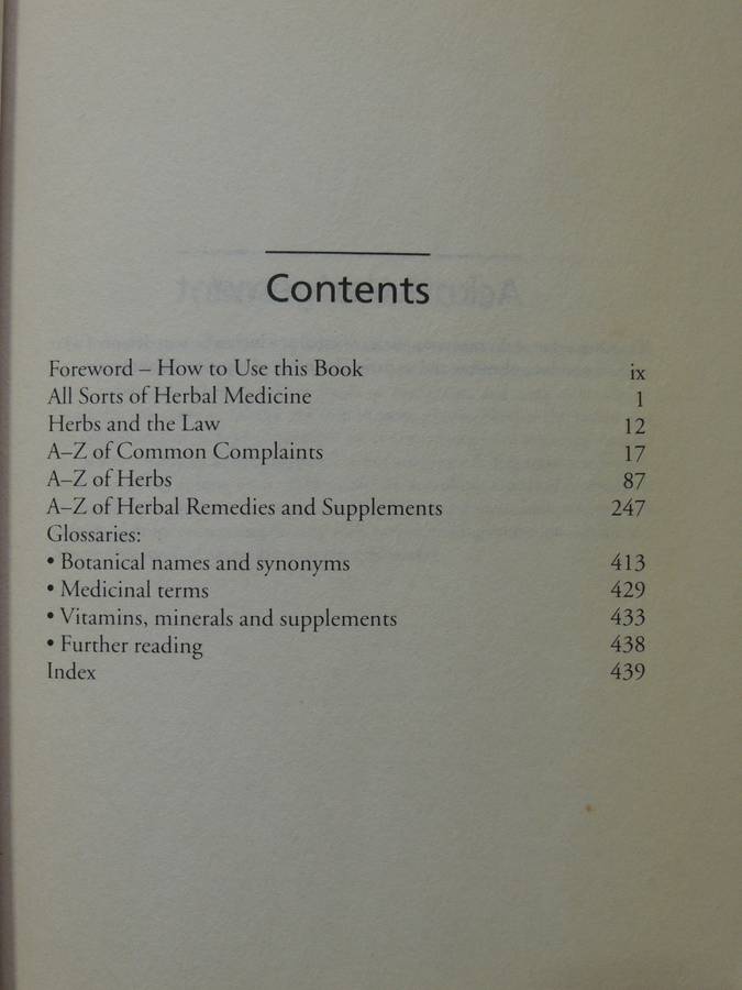 Handbook of Over the Counter Herbal  Medicines- Penelope Ody
