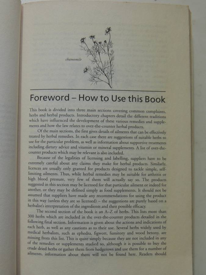 Handbook of Over the Counter Herbal  Medicines- Penelope Ody