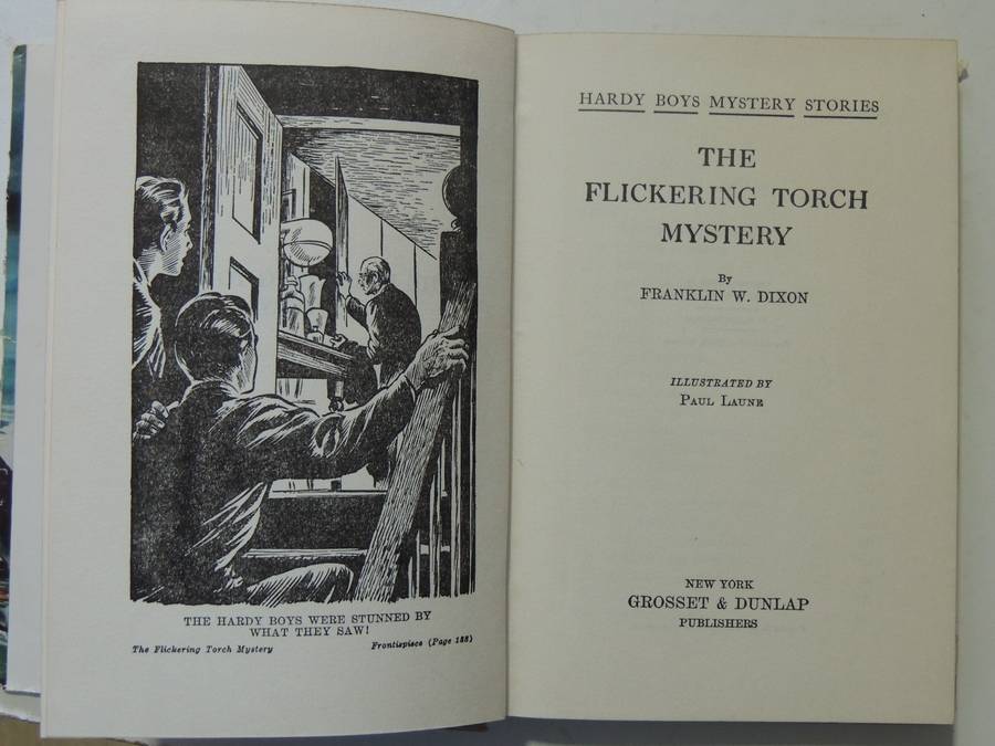 The Flickering Torch Mystery  - Franklin W. Dixon   Circa 1950s