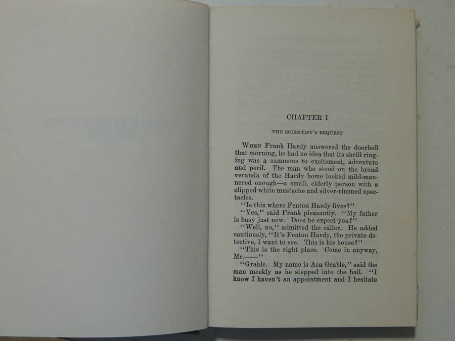 The Flickering Torch Mystery  - Franklin W. Dixon   Circa 1950s