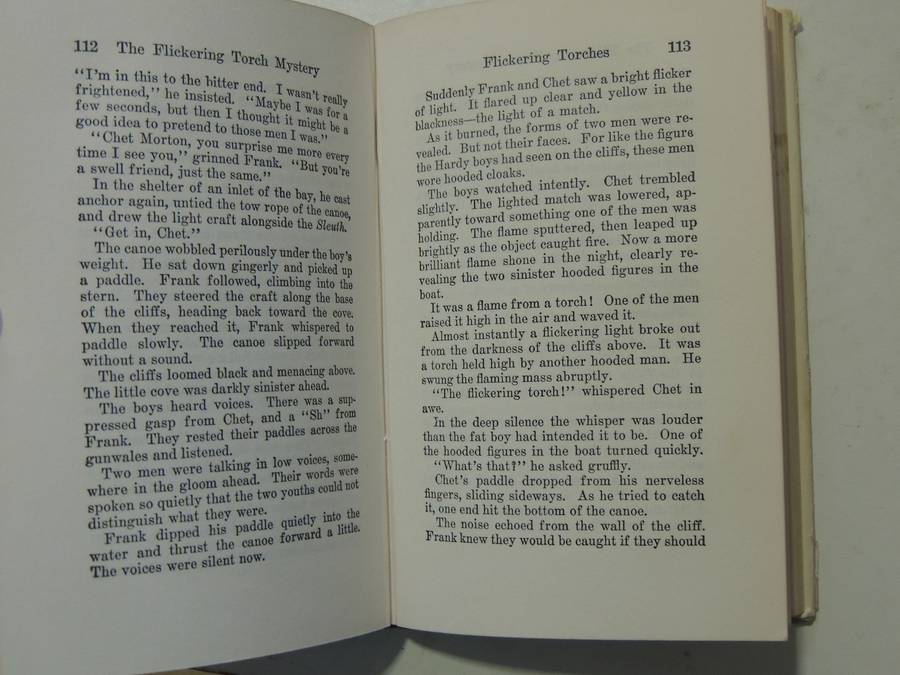 The Flickering Torch Mystery  - Franklin W. Dixon   Circa 1950s