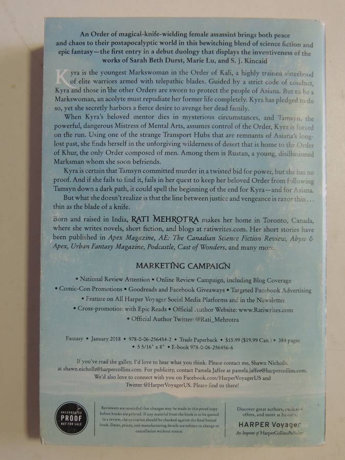 Markswoman - Book 1 Of Asiana - Rati Mehrotra