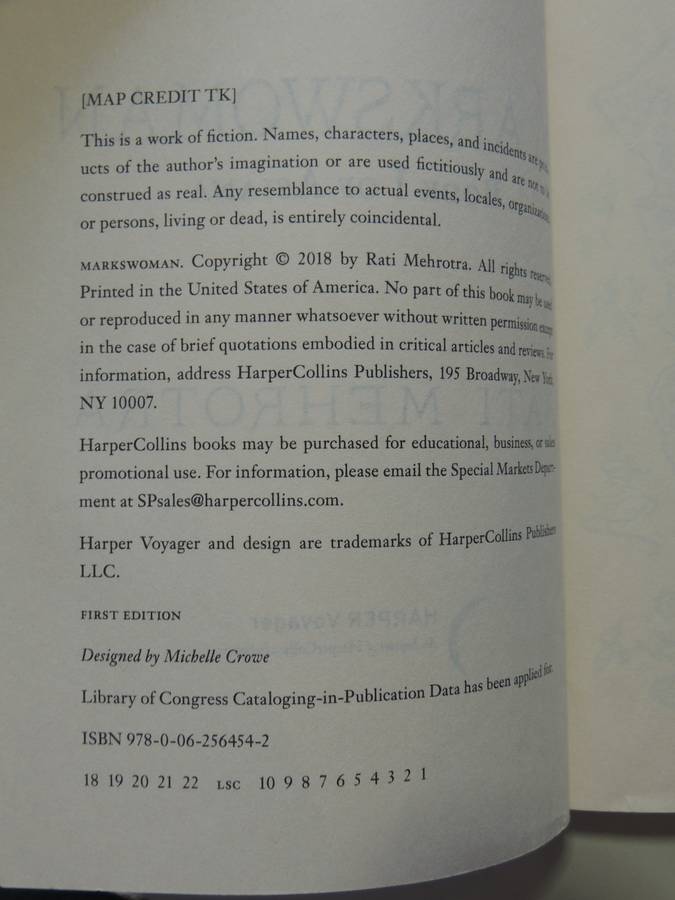 Markswoman - Book 1 Of Asiana - Rati Mehrotra