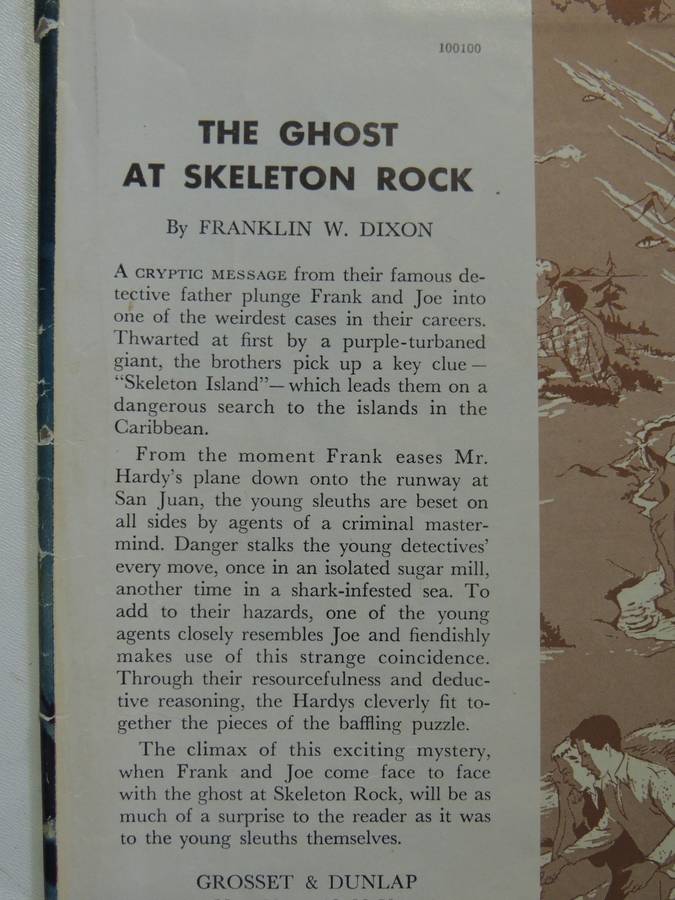 The Ghost At Skeleton Rock  - Franklin W. Dixon     Circa 1950s