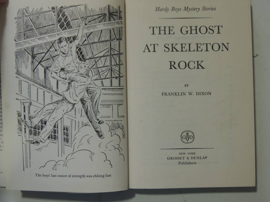 The Ghost At Skeleton Rock  - Franklin W. Dixon     Circa 1950s