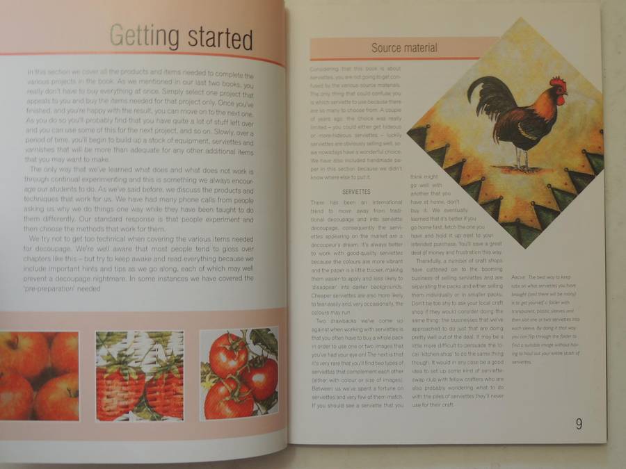 Decoupage With Serviettes - Tracy Boomer & Deborah Morbin