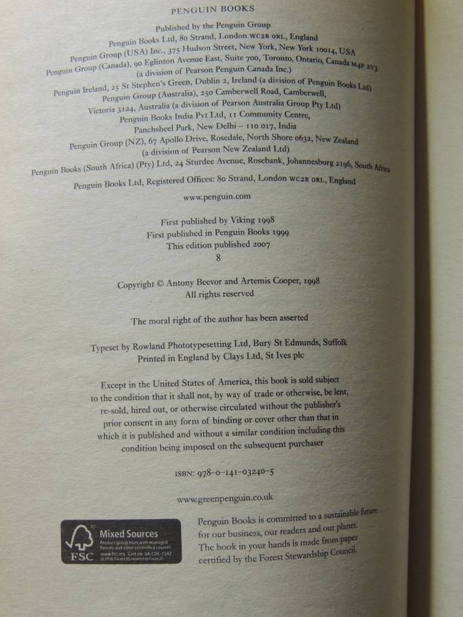 Stalingrad - Antony Beevor