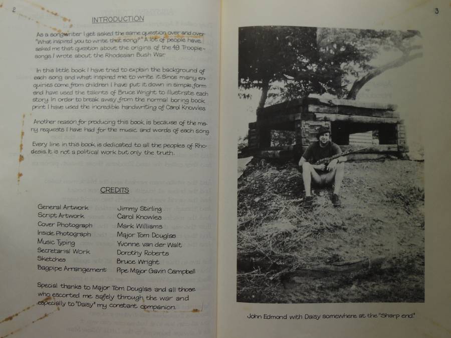 The Story Of Troopiesongs And The Rhodesian Bush War  John Edmond