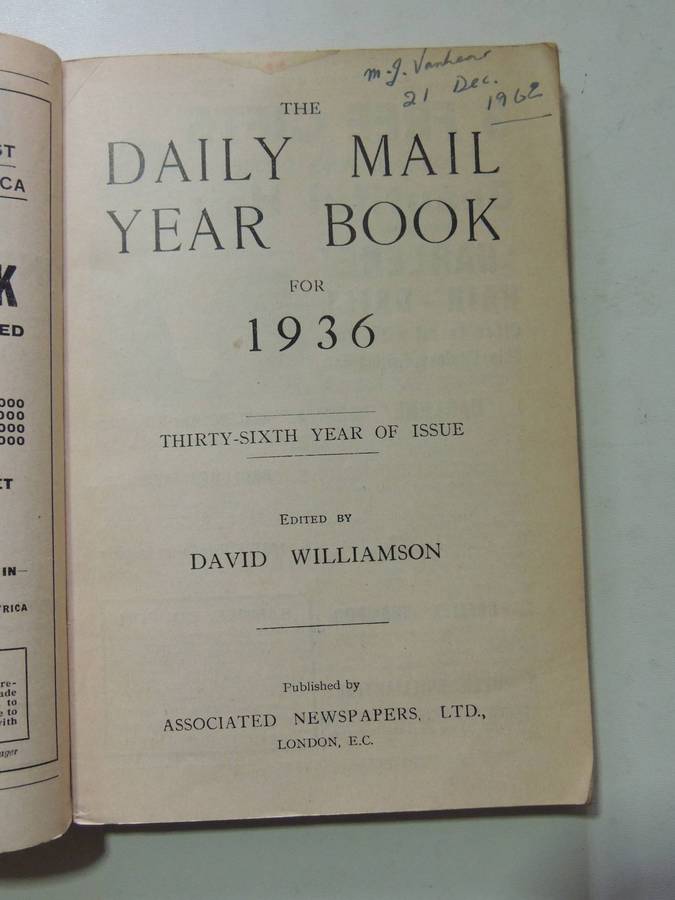 Daily Mail Year Book 1936