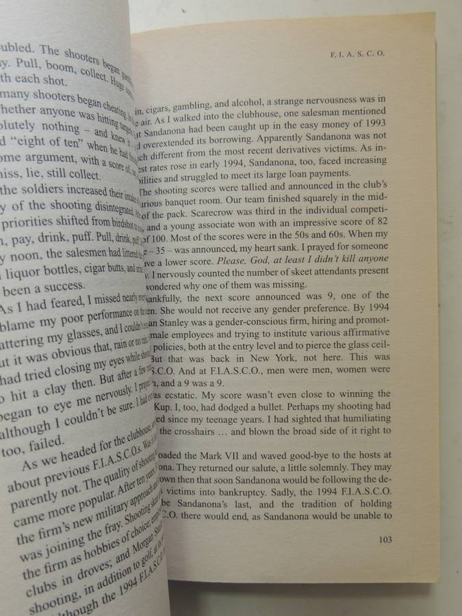 F.I.A.S.C.O.: Blood In The Water On Wall Street - Frank Partnoy