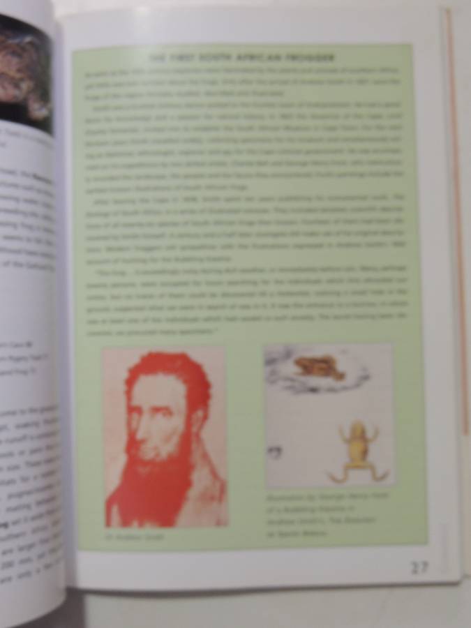 A Guide To The Identification Of TheFrogs Of The Witwatersrand - Vincent Carruthers     NO CD!!