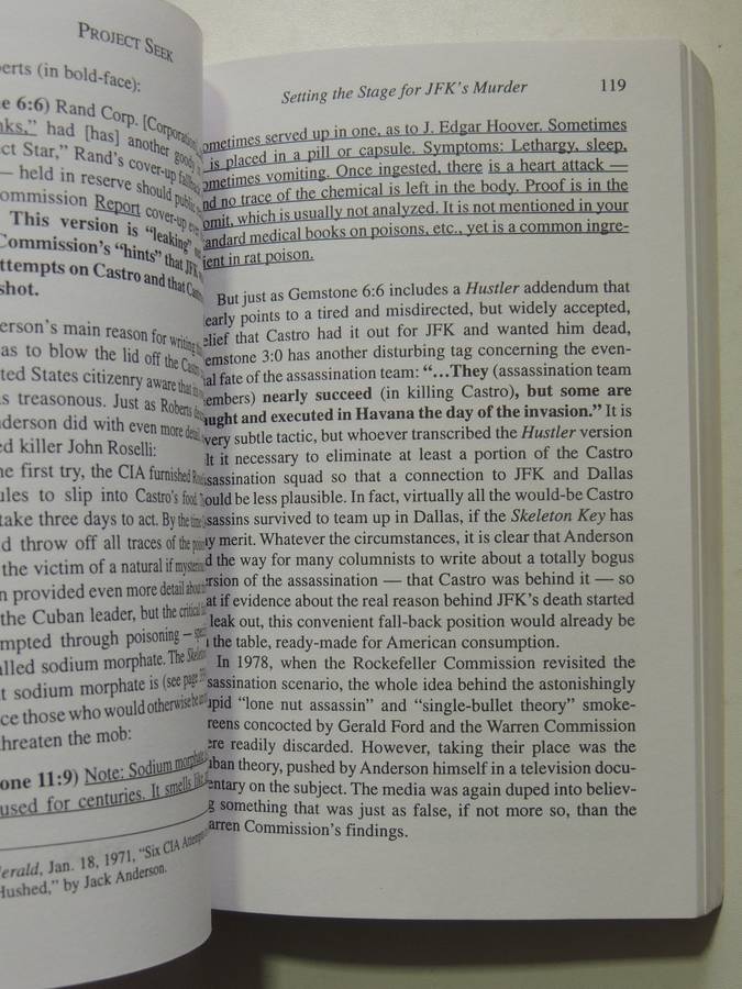 Project Seek: Onassis,Kennedy And Gemstone Thesis - Gerald A Carroll